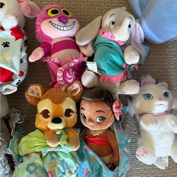 Disney Parks Babies Plush Bundle Bambi Cheshire Cat Etc - Picture 2 of 4